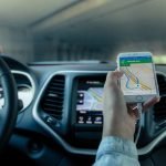 Un GPS en voiture