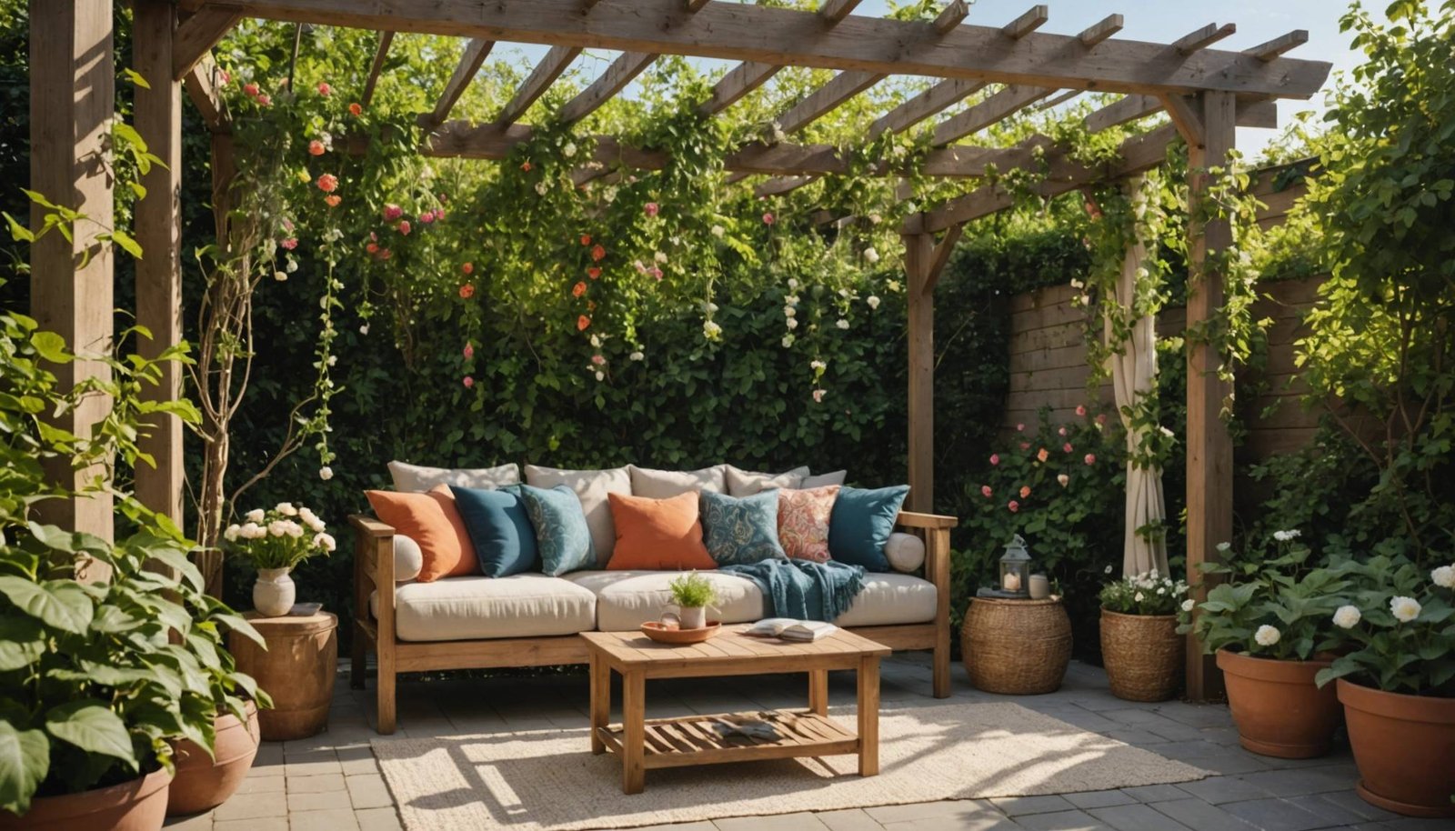 Harmonie naturelle : créer un espace détente extérieur