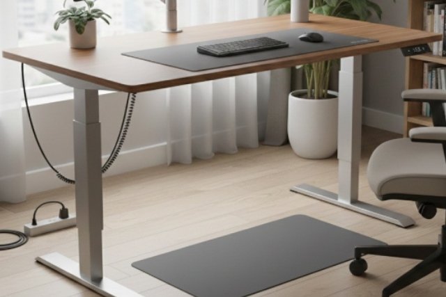 Adoptez le bureau électrique assis-debout pour un confort optimal